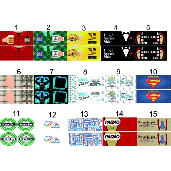 30 Estampas Para Sublimação Impressas Dia Dos Pais Pack 2
