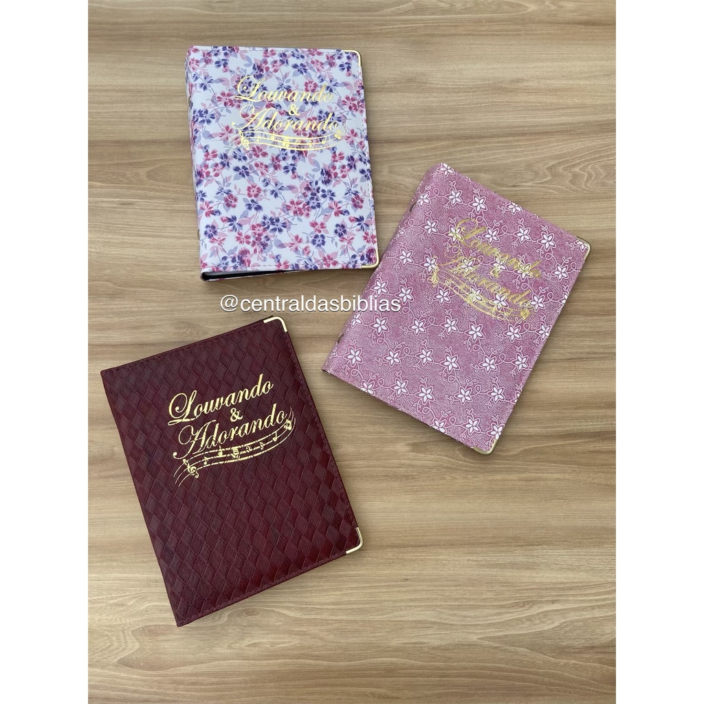 Pasta de louvor coral  de igreja em Oferta na Shopee