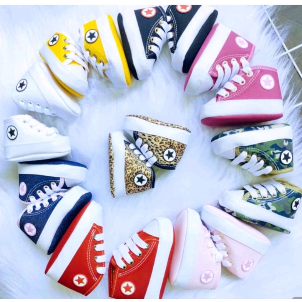 Tênis Sapatinho Bebê/Infantil Cano Alto Menino Menina em Oferta na Shopee