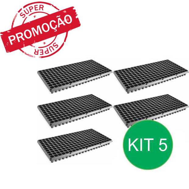 Kit com 10 Bandeja 200 Células Nutriplan para mudas Sementeira  Para Folhosas Hortaliças plantas