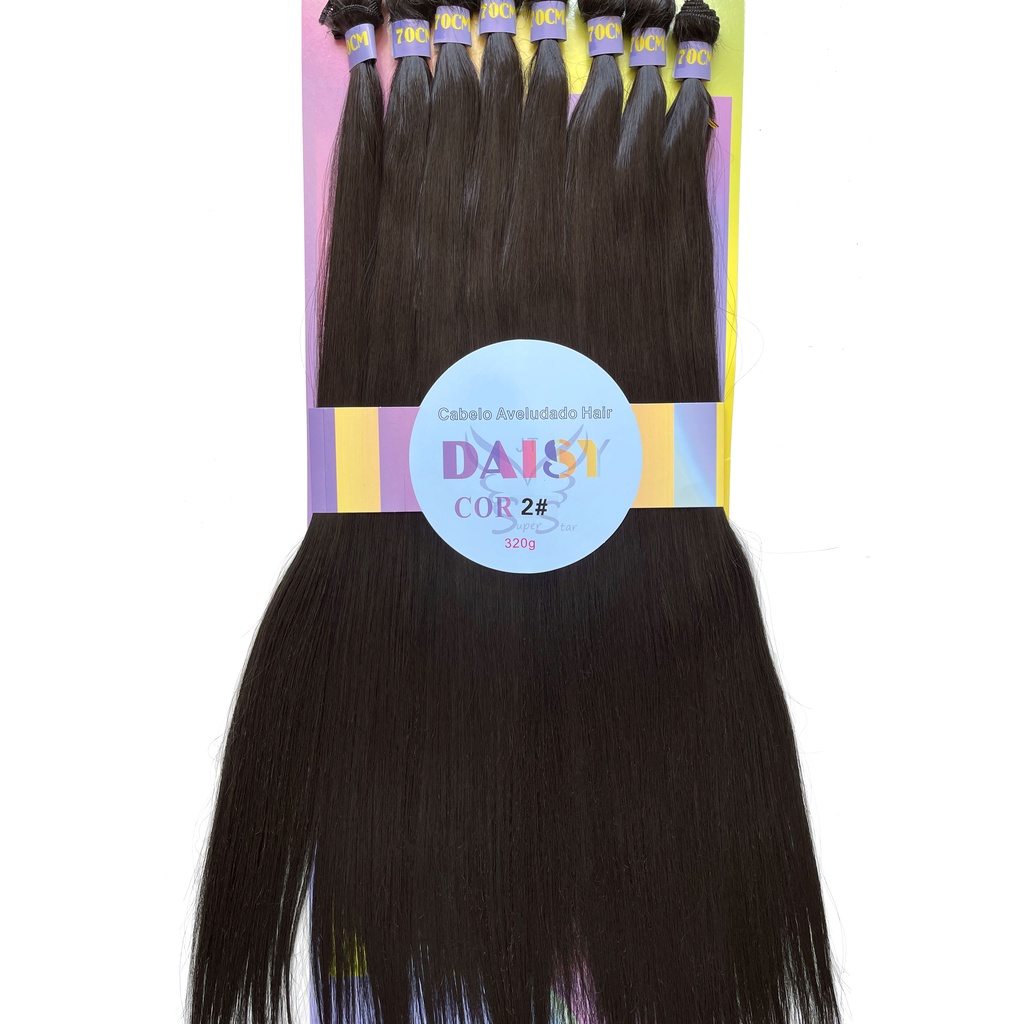 Cabelo 100% Orgânico - Daisy - Bio Long Hair Super Star 70cm/320g