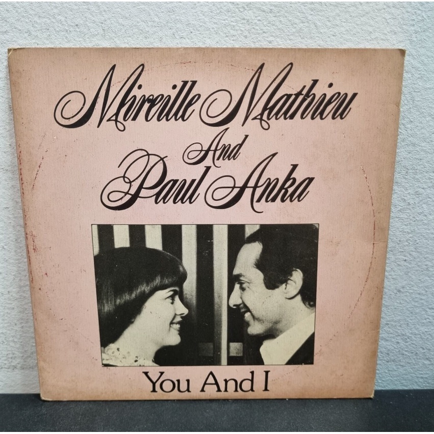 LP Mini Vinyl 7" Single Mireille Mathieu & Paul Anka - You And I