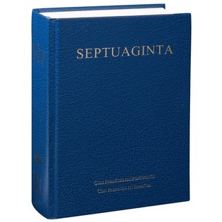 Bíblia Septuaginta em Grego | Letra Normal | Capa Dura Azul em Oferta na Shopee