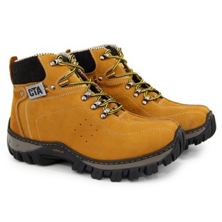 Bota Coturno Adventure Caterpillar em Couro