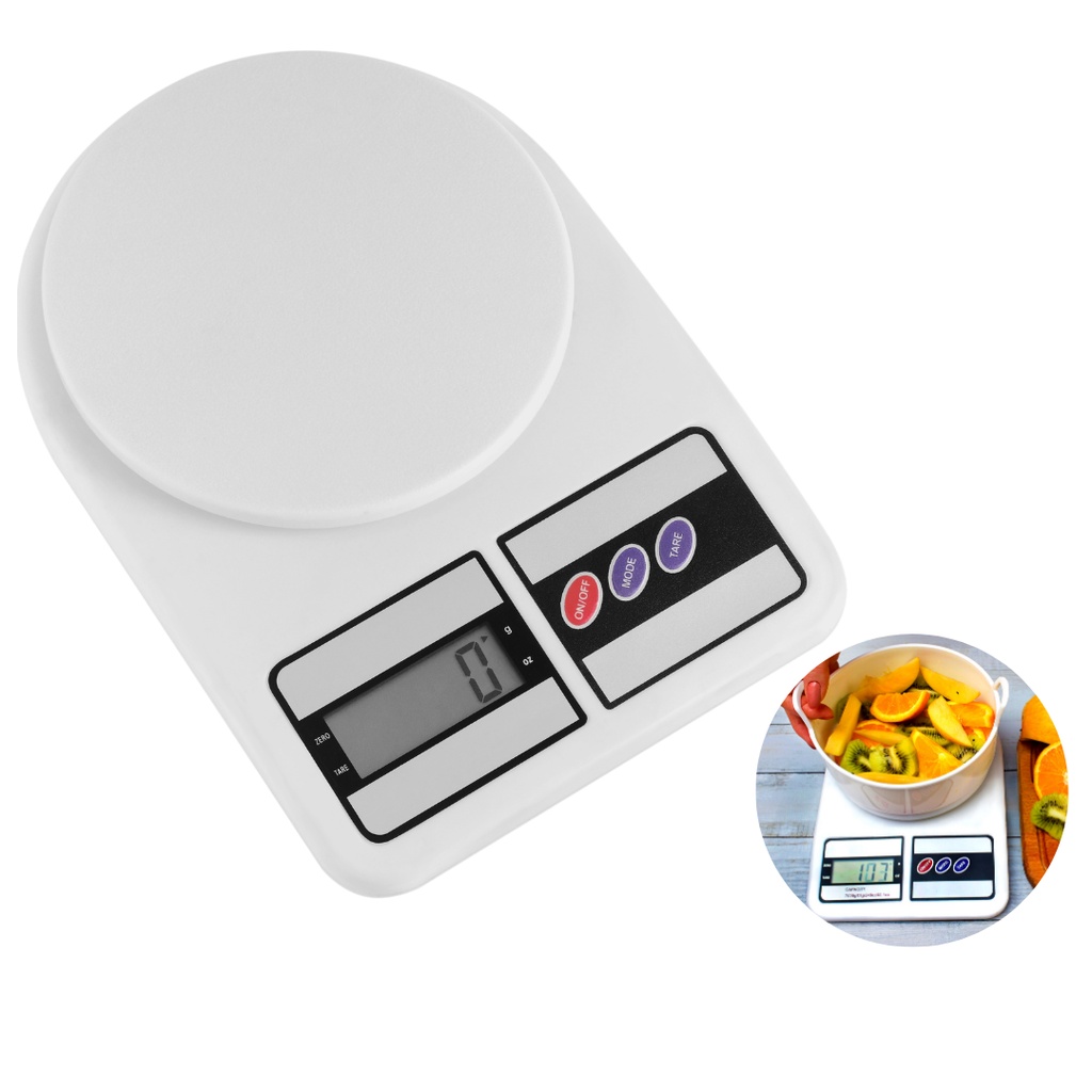 Balança De Cozinha Digital 10 KG Para Pesar Alimentos Dieta Nutrição Para  Cozinheiros  Restaurantes  Casa Original