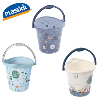 Balde Decorado Infantil Com Alça 8L Diversas Estampas Plasútil em Oferta na Shopee