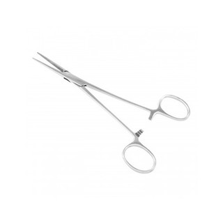 Pinça Crile Reta 14cm Aço Inoxidável.