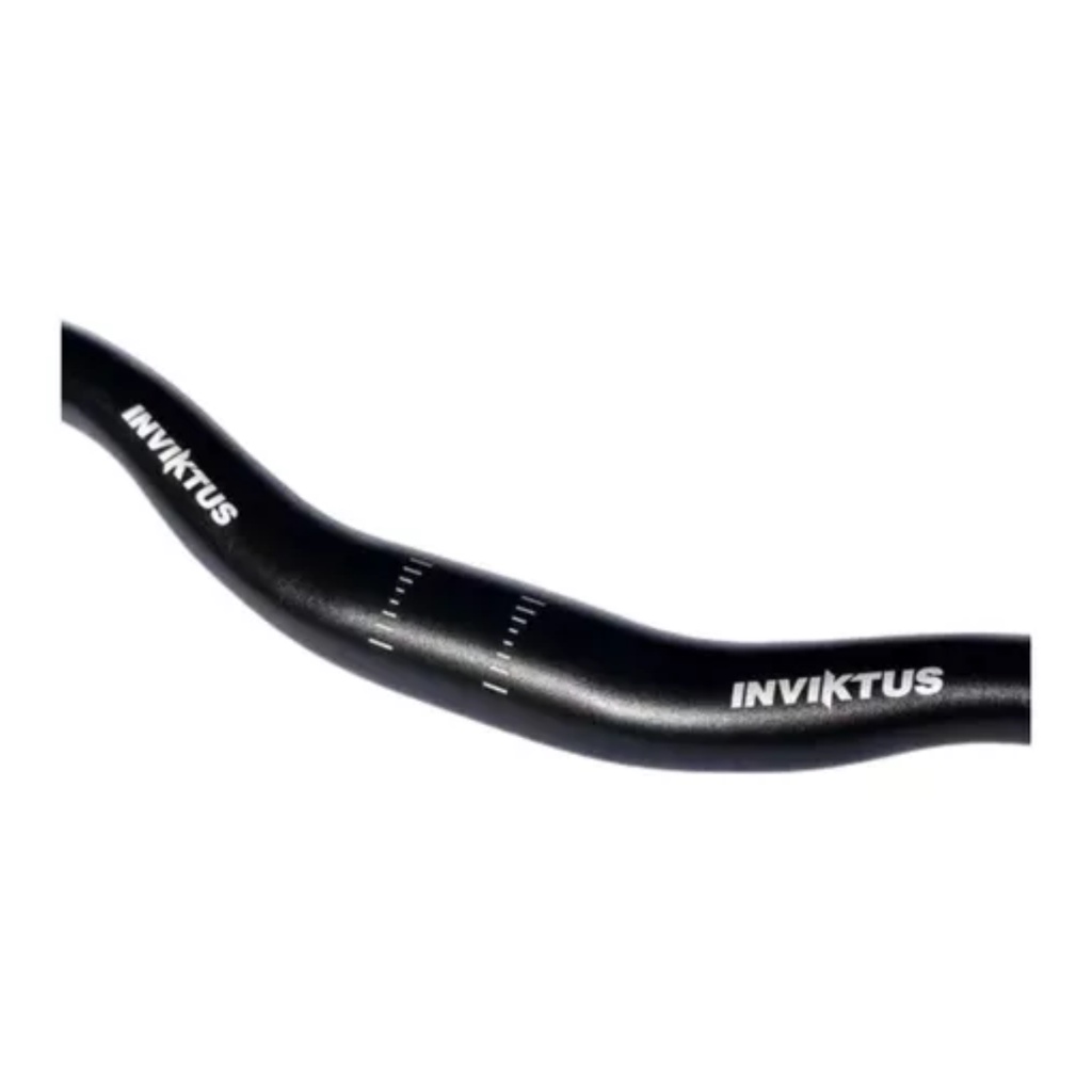 Guidão Curvo Alumínio Bike Mtb 31.8 X 720mm Baixo Inviktus 20mm