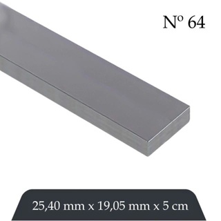 Barra Retangular de Inox 304 N° 14 - 25.40mm X 19.05mm em Oferta na Shopee