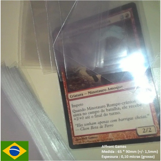 500 Protetores sleeves shield magic the gathering pokemon battle scenes