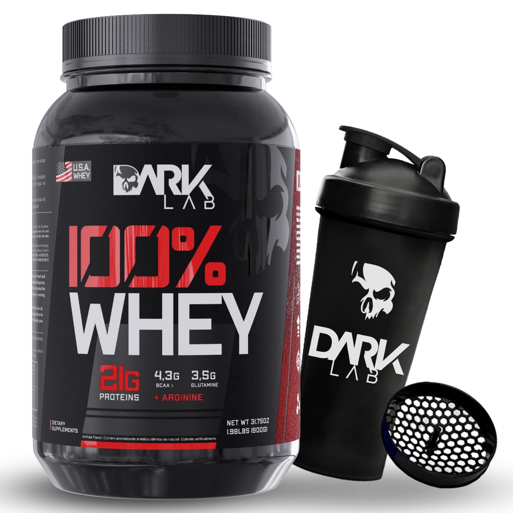 100% Whey Protein Refil 900g - Comprar em Dark Lab