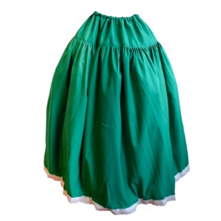 saia verde bandeira caboclo oxossí jurema umbanda candomblé 95 cm