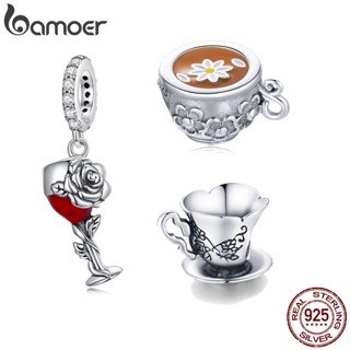 Bamoer Prata Esterlina 925 Teagh Charme Bead Para Pulseira Original Diy Fazer Jóias Acessórios De Moda Scc1899