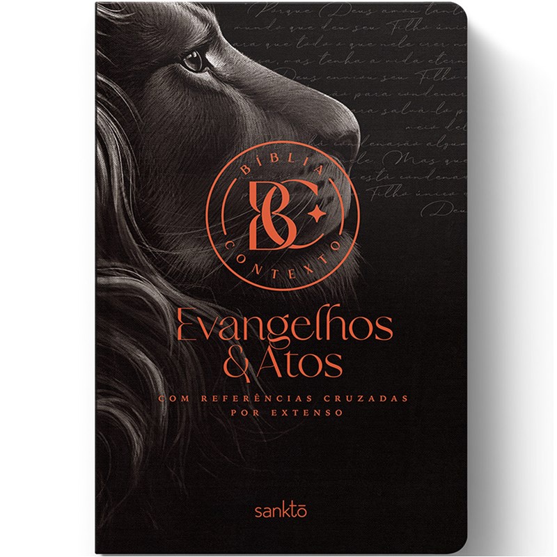 Bíblia Contexto | Evangelho e Atos | NVT | Capa Dura | Leão em Oferta na Shopee