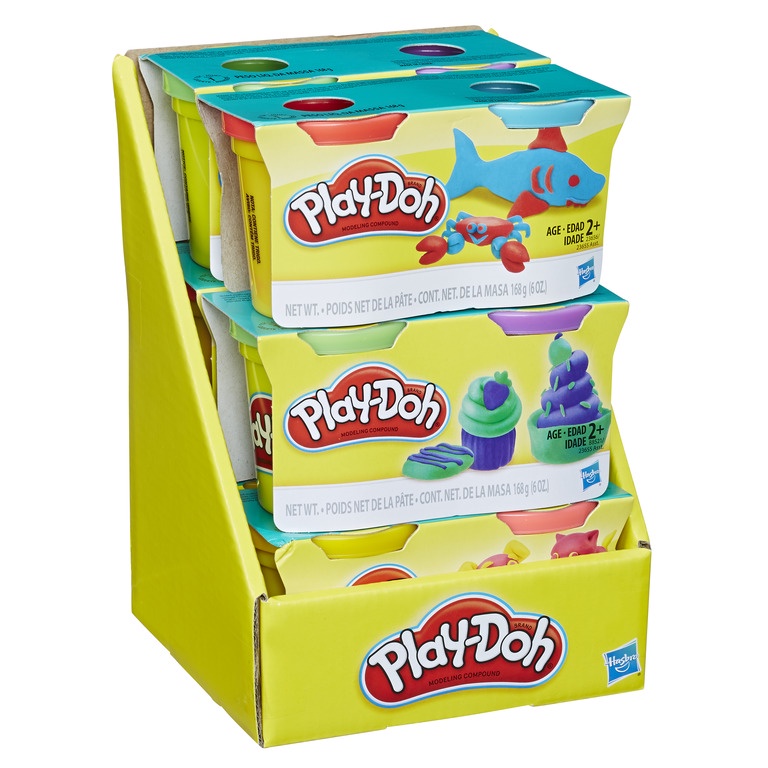 Massinha Play Doh 2 Potes - Hasbro 23655 em Oferta na Shopee