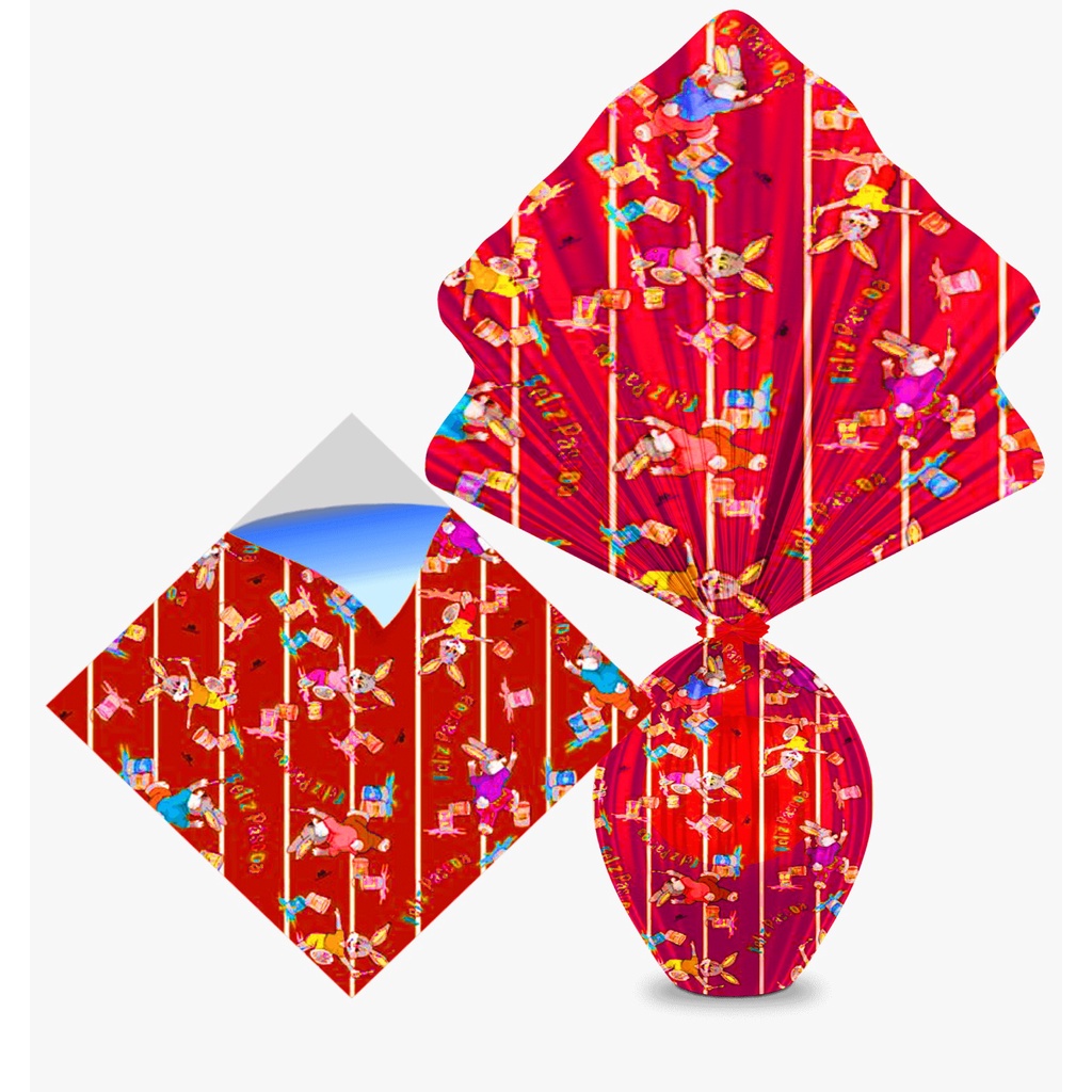 Embalagem  Ovos de Páscoa 70x90 personalizados e Coloridos 25 un em Oferta na Shopee
