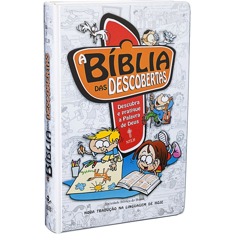 A Bíblia das Descobertas | Letra Normal | NTLH | Meninos em Oferta na Shopee