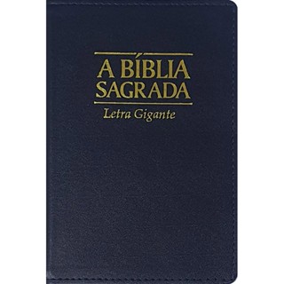 A Bíblia Sagrada | ACF | Letra Gigante | Capa Luxo Azul
