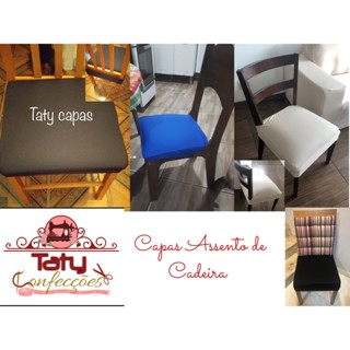 Kit 2 Capas assento cadeira