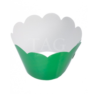 Wrapper Saia Para Cupcake Confeitaria Doces Festa Aniversário Cores Tag Candy em Oferta na Shopee