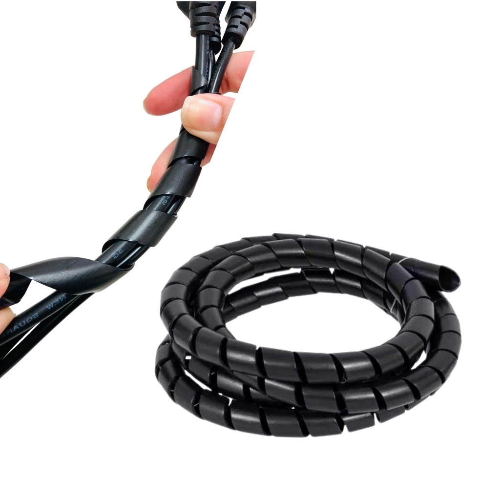 Organizador De Cabo Fios Espiral 10 mm