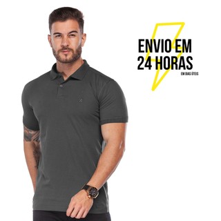 Camisa Masculina Polo 100% Algodão Leve e Confortável PROMOÇÃO CARNAVAL