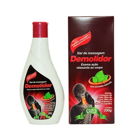 GEL DE MASSAGEM DEMOLIDOR - FLORA PURA 200G