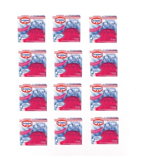 Kit c/ 12un Gelatina Diet de Framboesa 12g - Dr Oetker em Oferta na Shopee