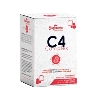 Óleo de Cártamo, Coco, Chia e Cromo - C4 Complex - Supraervas