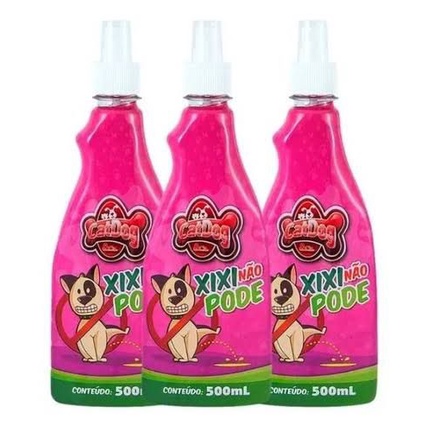 Kit Educador Para Cães Kit Casadinho Xixi Não Pode 500ml Xixi Pode 30Ml Adestramento