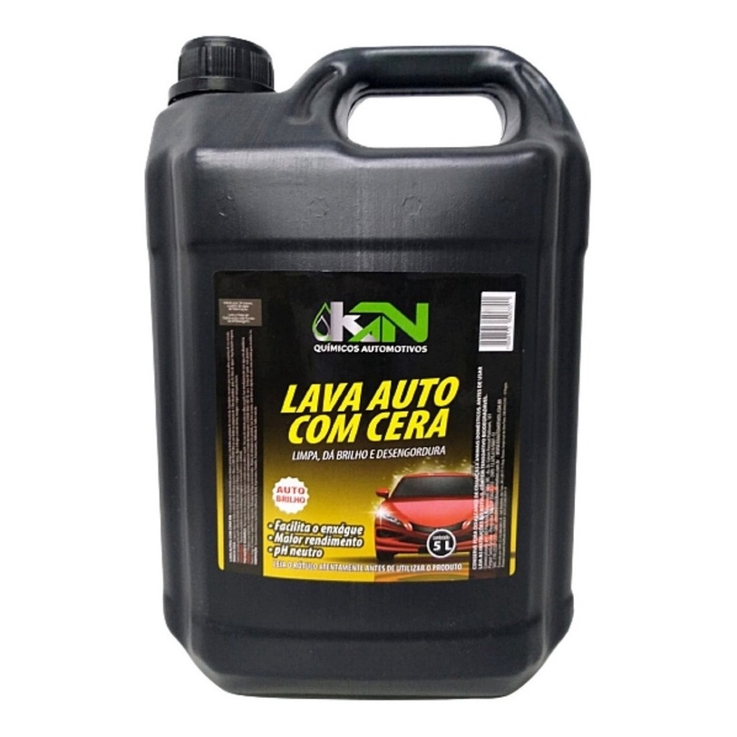 Lava Autos Shampoo Automotivo Concentrado Com Cera 5 Litros