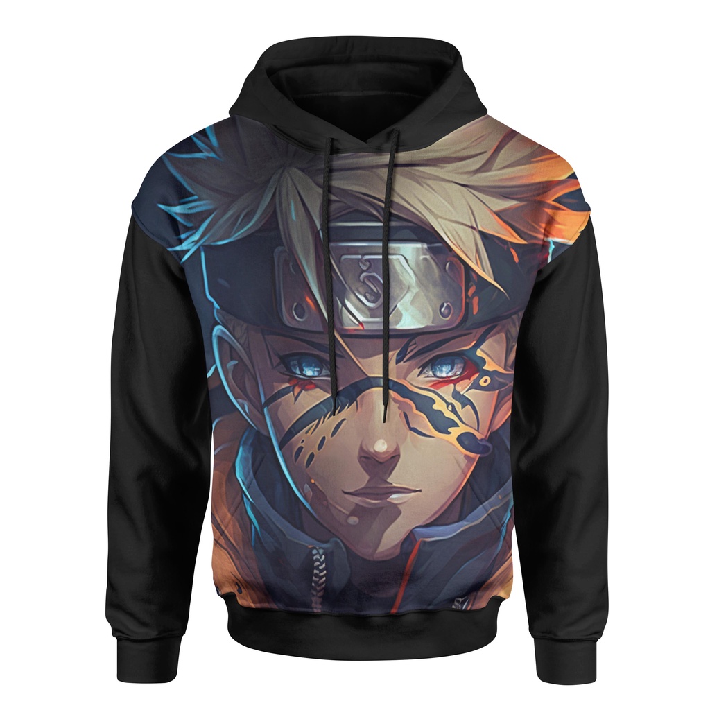 BLUSA DE FRIO MOLETOM NARUTO TRIBO FOLHA AGASALHO AKATSUK ALGODAO ...