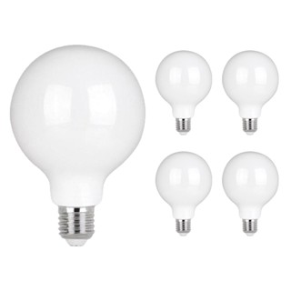 Kit 5 Lâmpadas Filamento G95 Leitosa 2200k 4w Bivolt