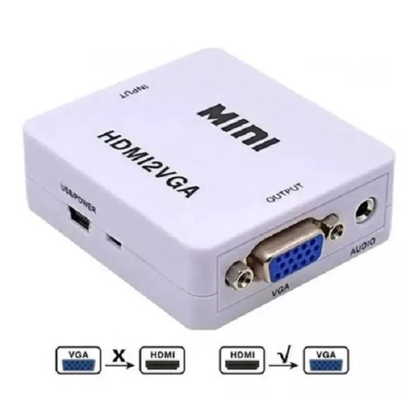 Adaptador Conversor VGA para HDMI LE-4114 - It-Blue