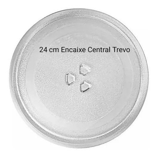 Prato de Microondas Panasonic Piccollo Nn St357 24 cm Trevo