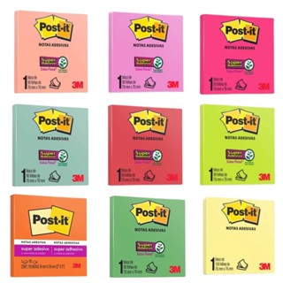 Bloco Adesivo Post-It 76 mm x 76 mm 90 Folhas / Papelaria / Bloco de Anotações – 3M