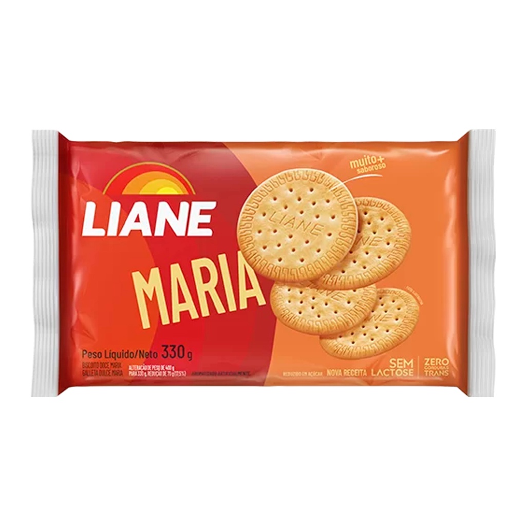 Biscoito Maria Sem Lactose APLV 330g - Liane em Oferta na Shopee