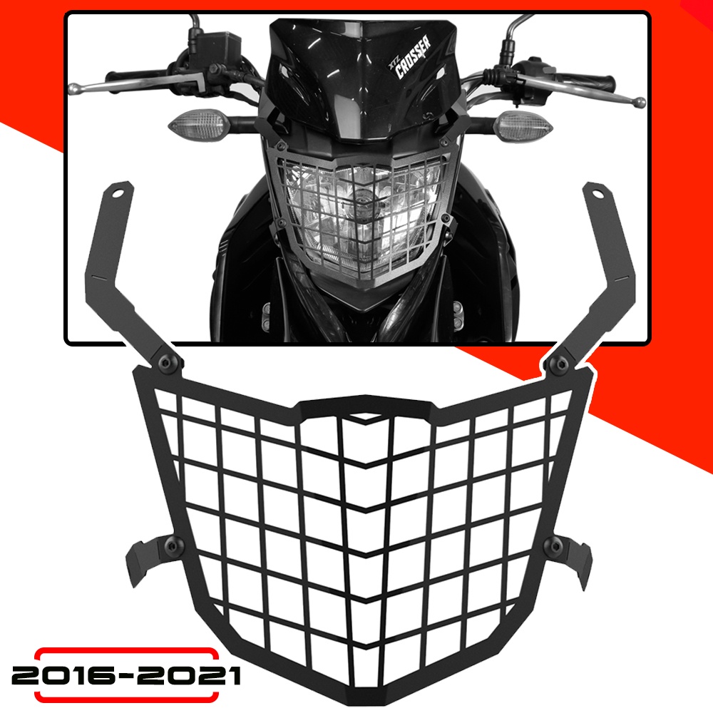 Protetor De Carenagem Farol Bloco Optico Crosser 2016 Até 2021