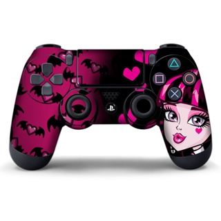 Customização de controle ps4 rosa menina/ 1 adesivo de fácil aplicação envernizado Cole em casa em Oferta na Shopee