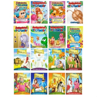 Kit C/ 16 Livros  Historias Da Bíblia - Só Histórias em Oferta na Shopee