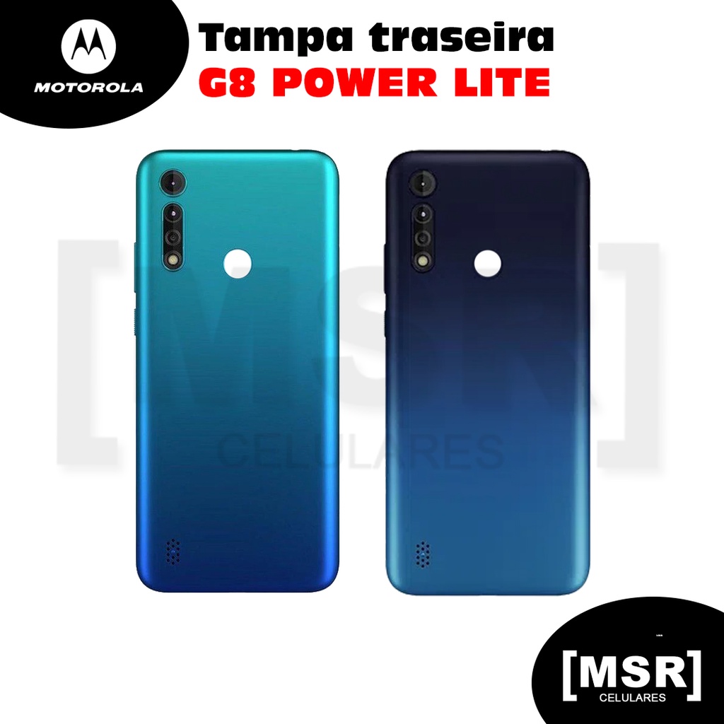 Tampa traseira ORIGINAL celular MOTOROLA modelo G8 POWER LITE