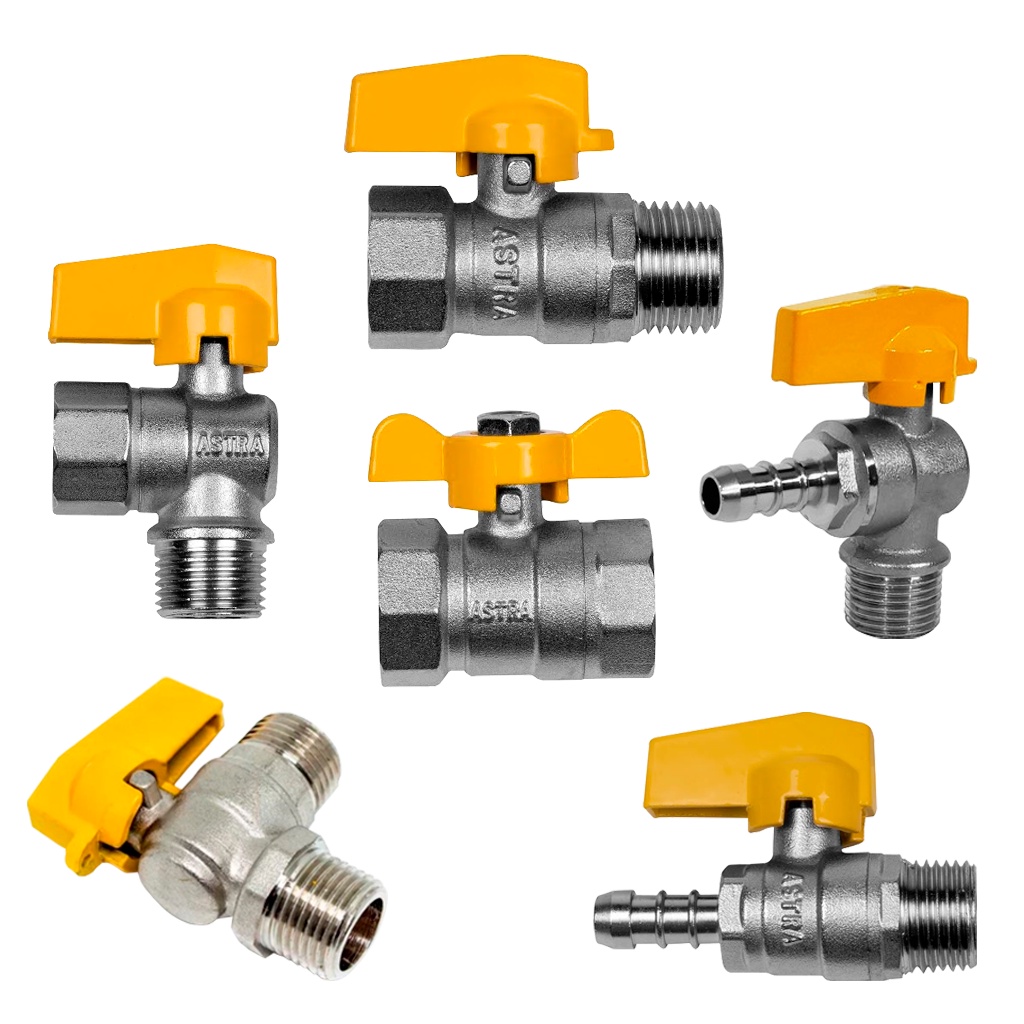 Válvula Registro Esfera Gás Abre Fecha 1/2 Polegada em Oferta na Shopee