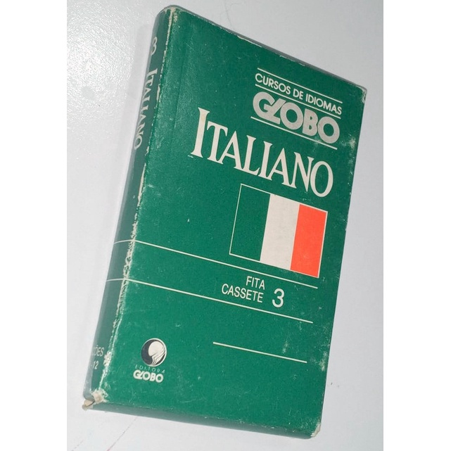 Fita K7 Curso De Idiomas Globo Italiano Volume 3