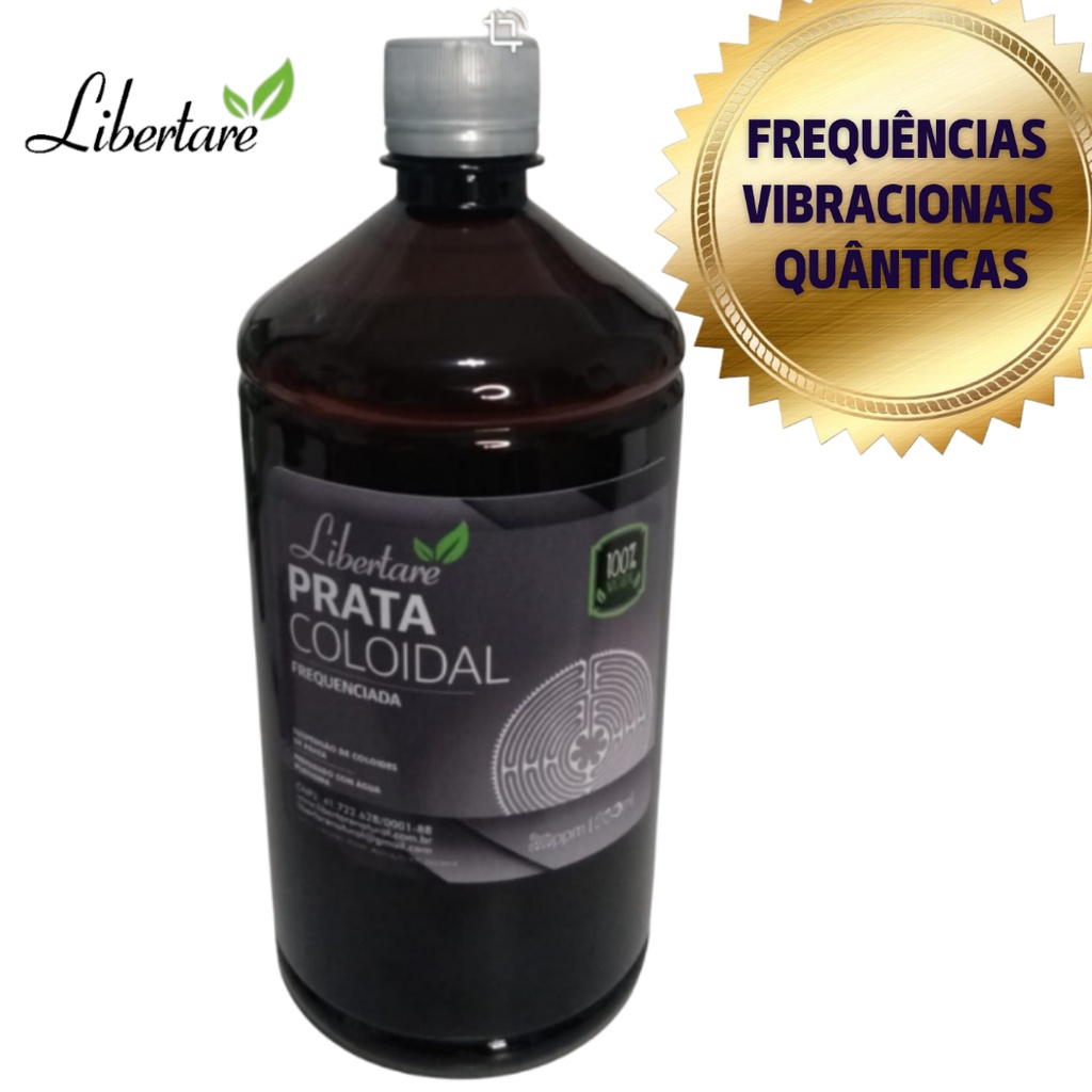 Prata Coloidal Frequenciada 1 Litro - 40ppm#