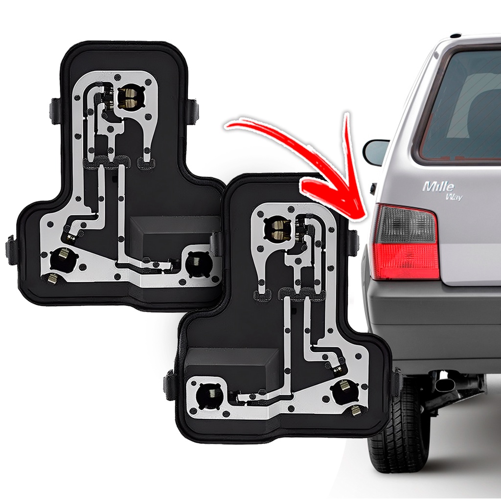 Par Circuito Soquete Fiat Uno Way Fire Flex 2004 05 06 07 09 10 2013 em Oferta na Shopee