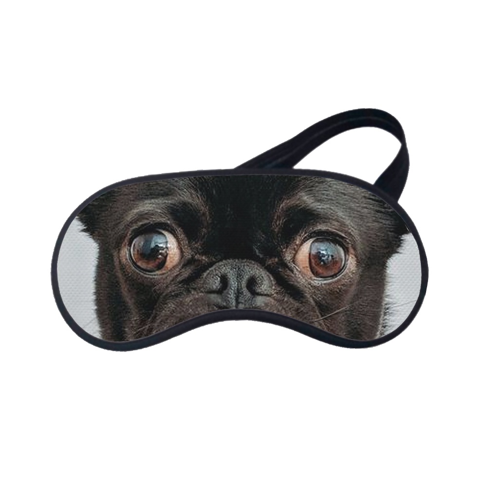 Mascara de Dormir Descanso Pet Cachorro Pug Olhos