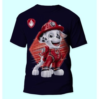 CAMISETA INFANTIL/ ADULTO MARSHALL (03) PATRULHA CANINA SUBLIMAÇÃO