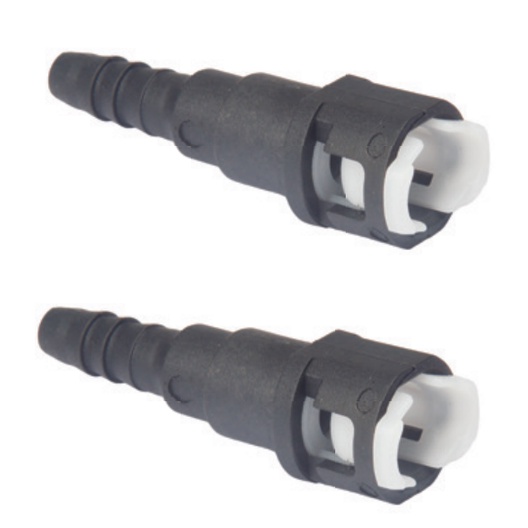 2 Conector Engate Rapido Plug Da Flauta Combustivel Bico Injetor Gol Parati Voyage AP MI 1.6 1.8 2.0