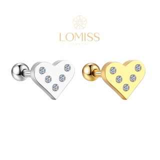 Piercing Microbell AÇo CirÚrgico Pvd CoraÇÃo Strass《Lomiss  piercing》 em Oferta na Shopee