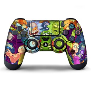 Customização de controle ps4 Rick / 1 adesivo de fácil aplicação envernizado Cole em casa